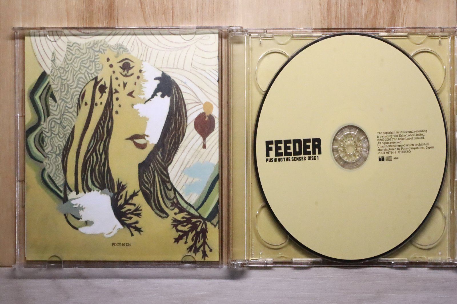国内盤CD☆フィーダー/FEEDER□ PUSHING THE SENSES(期間限定生産品 