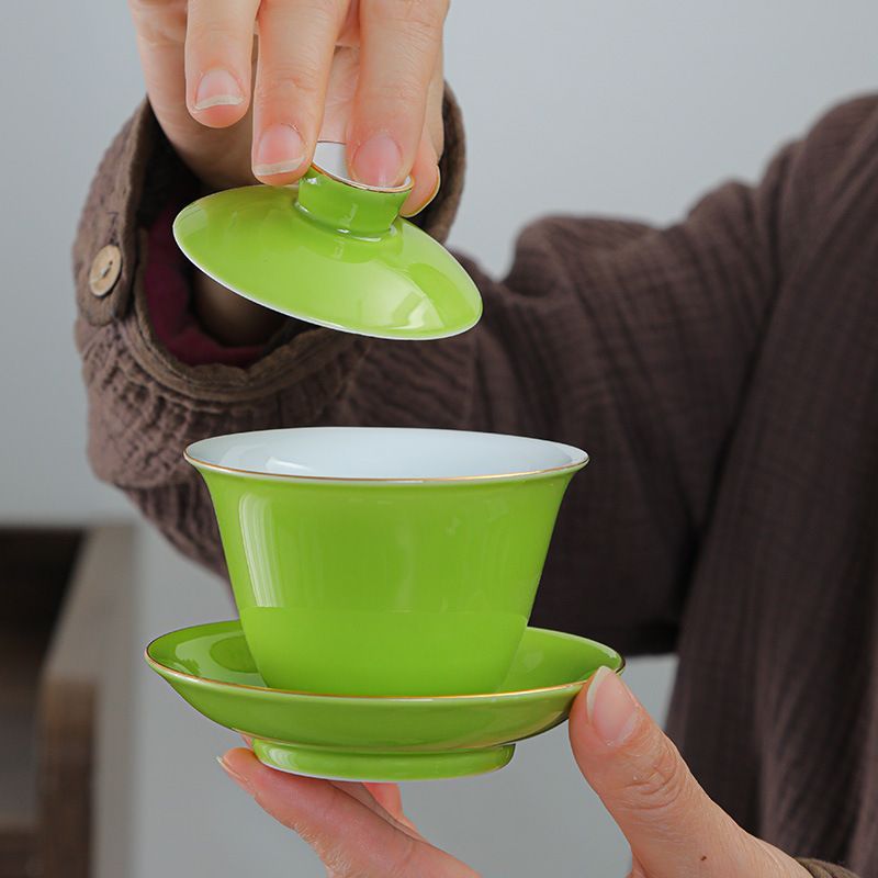 新品未使用 カラー釉陶磁器急須セット ポータブル旅行用茶器セット