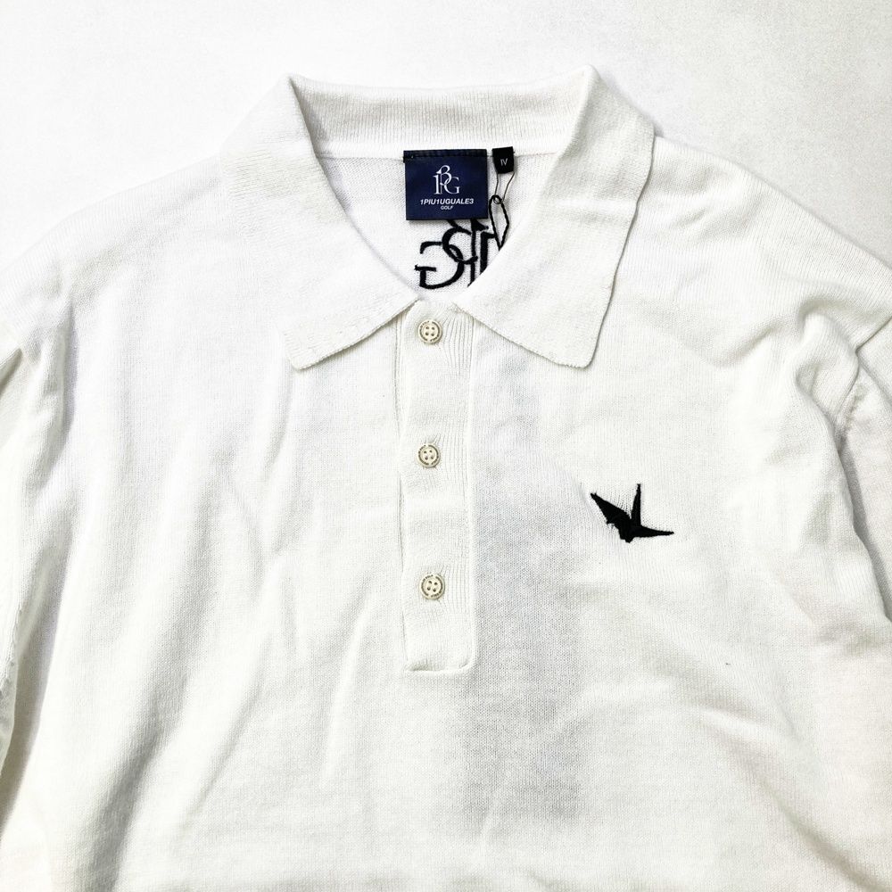 サイズ：4 1PIU1UGUALE3 GOLF GRK034 長袖ポロシャツ ホワイト系