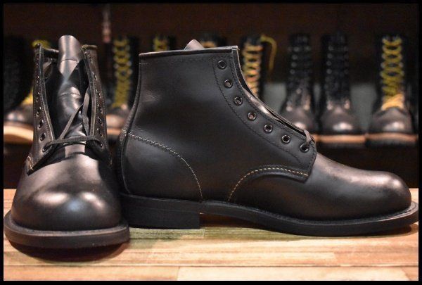 7.5D 箱付 DEAD 100周年限定 04年】レッドウィング 8284 黒 ブラック