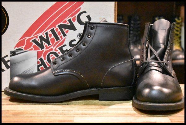 7.5D 箱付 DEAD 100周年限定 04年】レッドウィング 8284 黒 ブラック