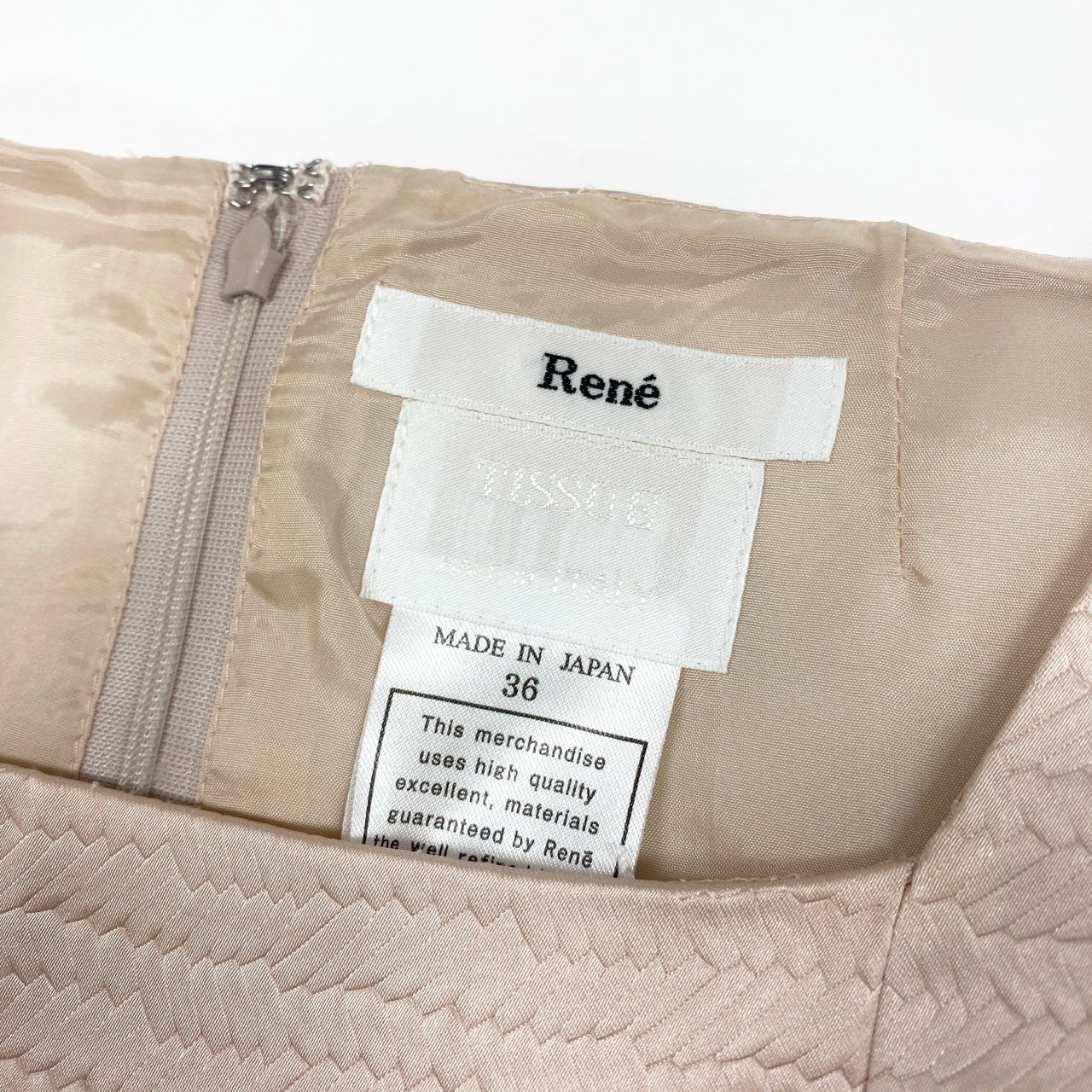 14a28 《美品》 Rene ルネ ノースリーブワンピース ドレスワンピース