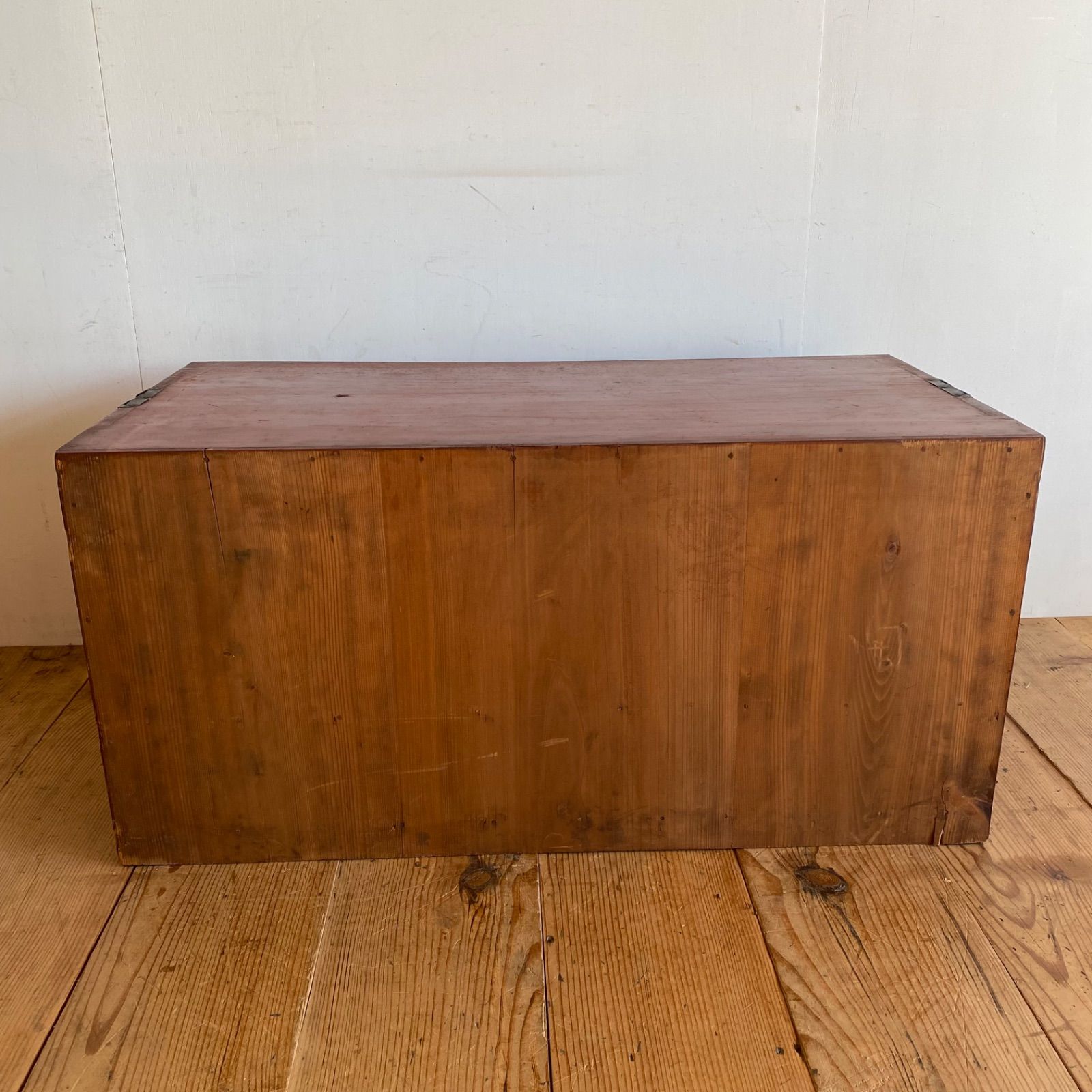 アンティーク ガラス ガラス戸 チェスト 箪笥 ローボード ローテーブル