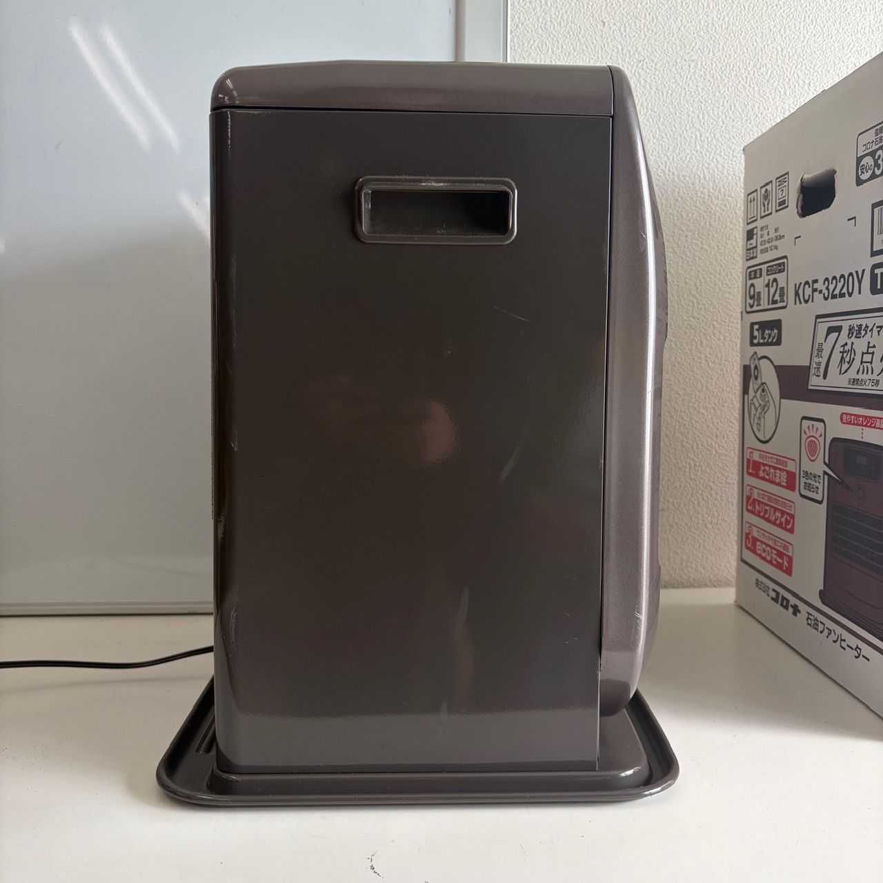 動作確認済】2020年製 コロナ 石油ファンヒーター KCF-3220Y ブラウン