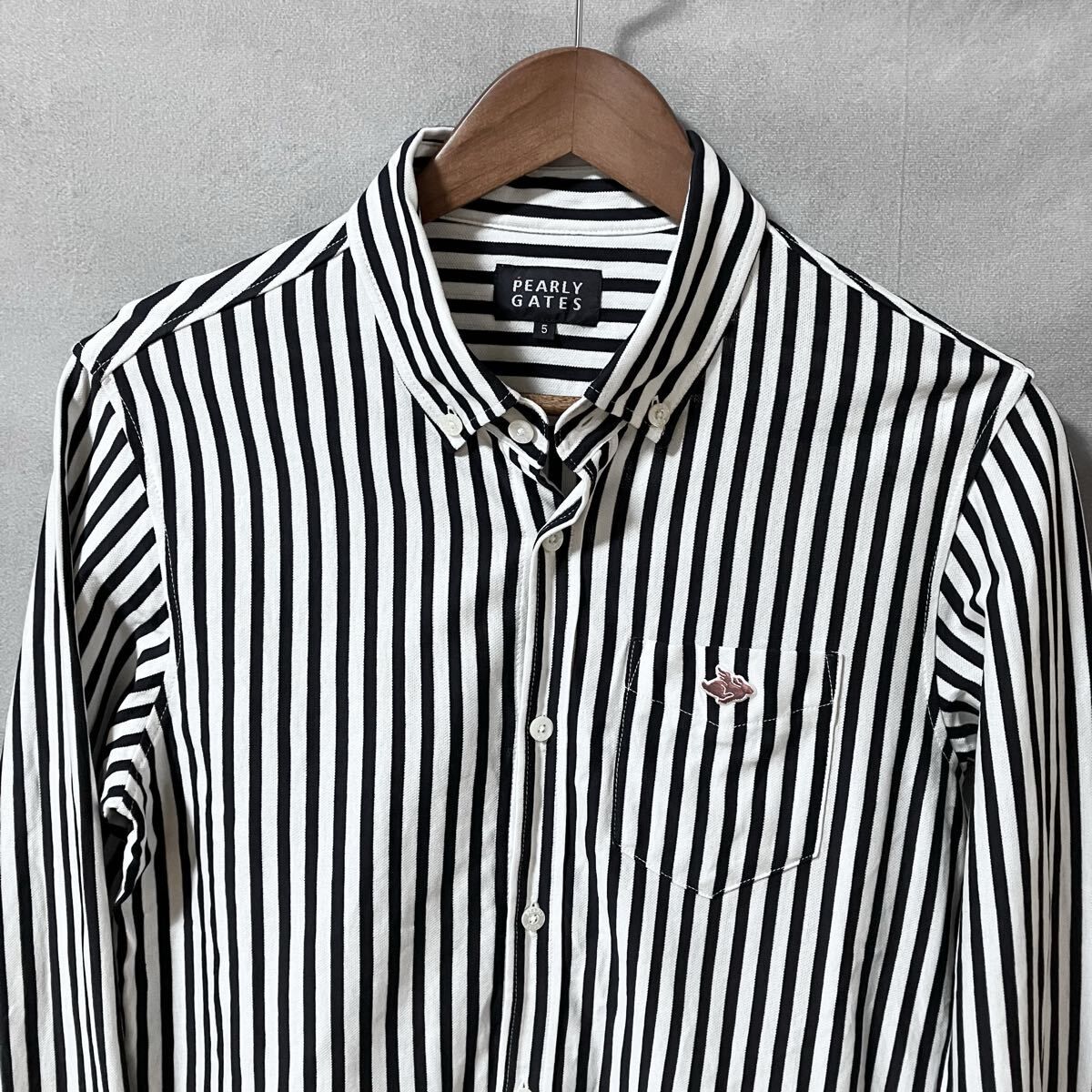 PEARLY GATES パーリーゲイツ コットン 鹿の子 ワンポイント