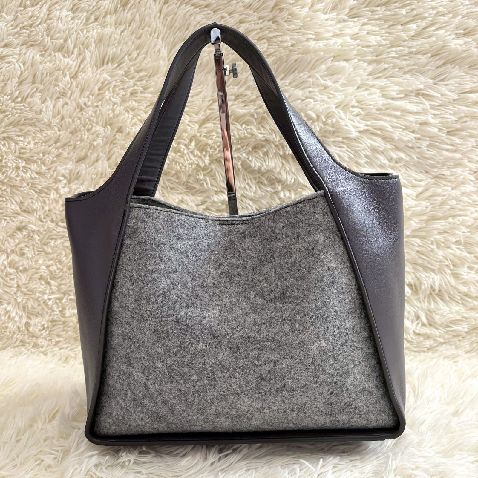 STELLA McCARTNEy 2way ポーチ付きトートバッグ スタッズ アルター 