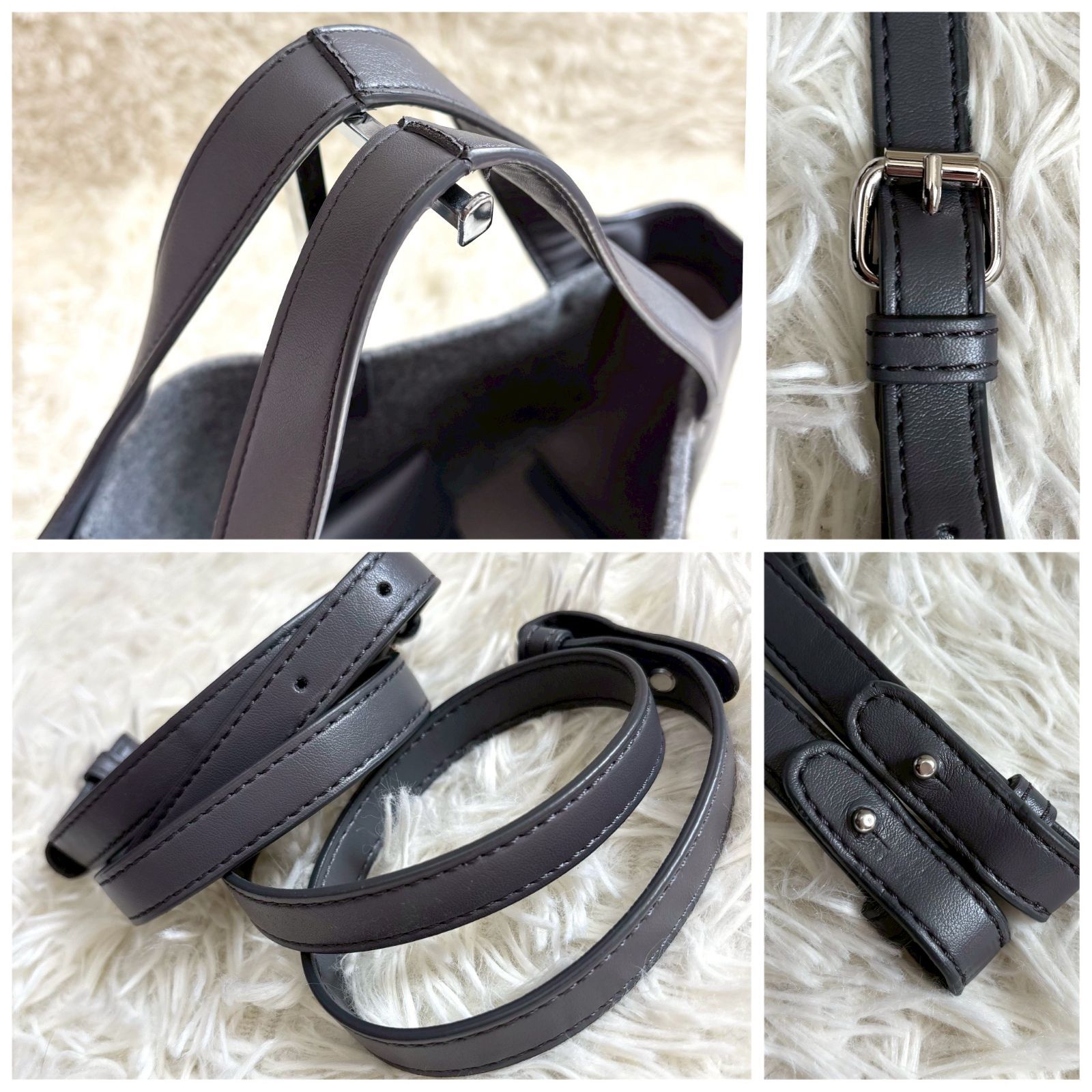 STELLA McCARTNEy 2way ポーチ付きトートバッグ スタッズ アルター 