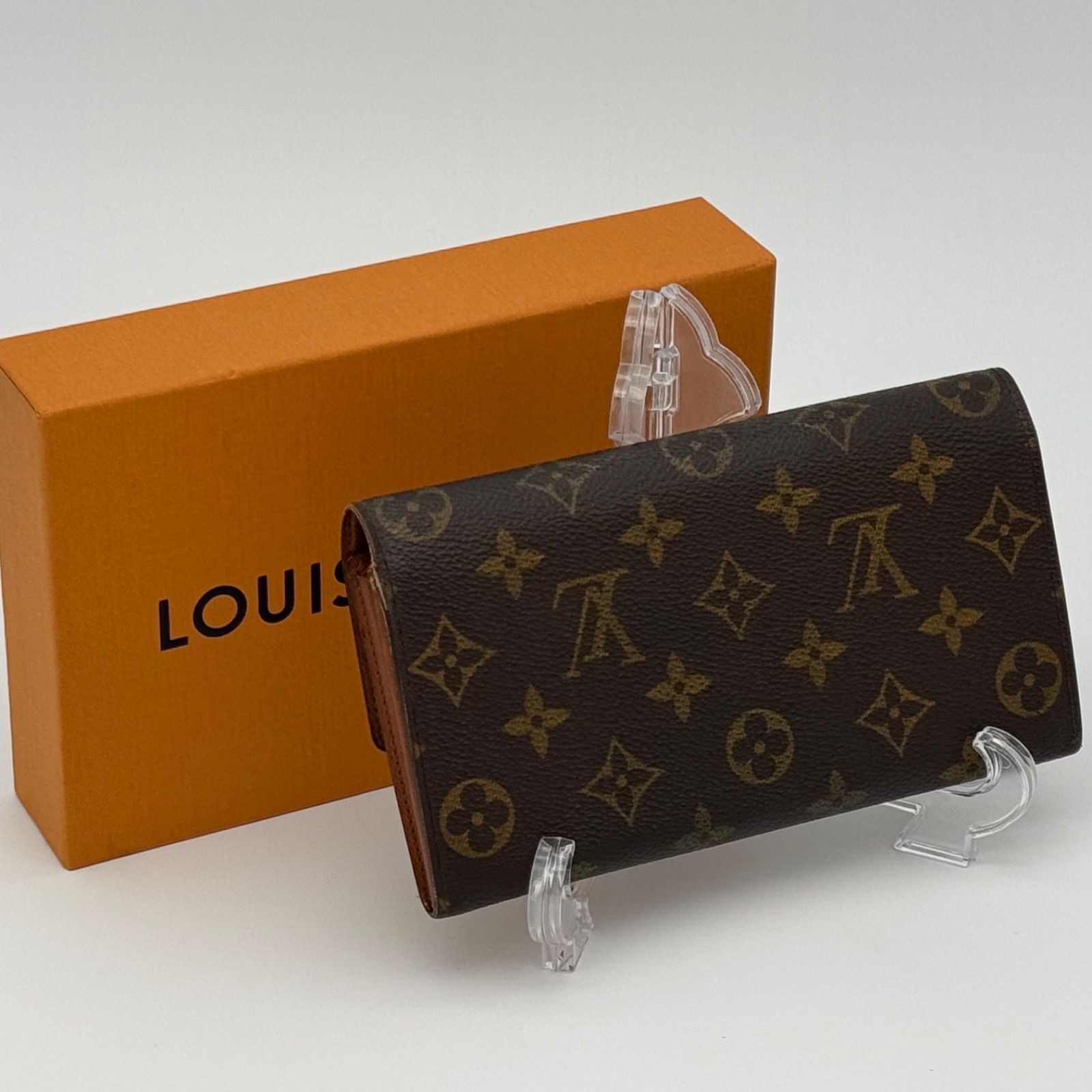 美品】ルイヴィトン ポルトフォイユ サラ モノグラム 長財布 カード