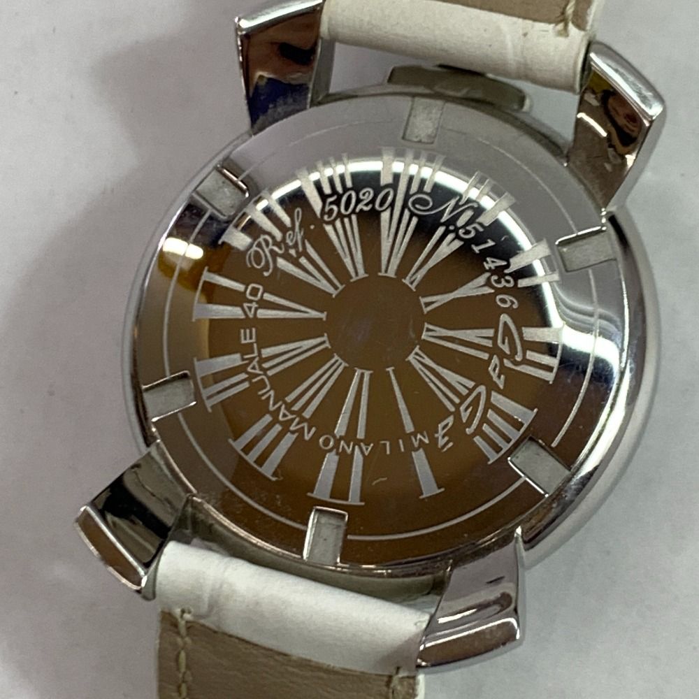 04w5883▽※【中古】GaGa MILANO ガガミラノ マヌアーレ40 5020 白文字