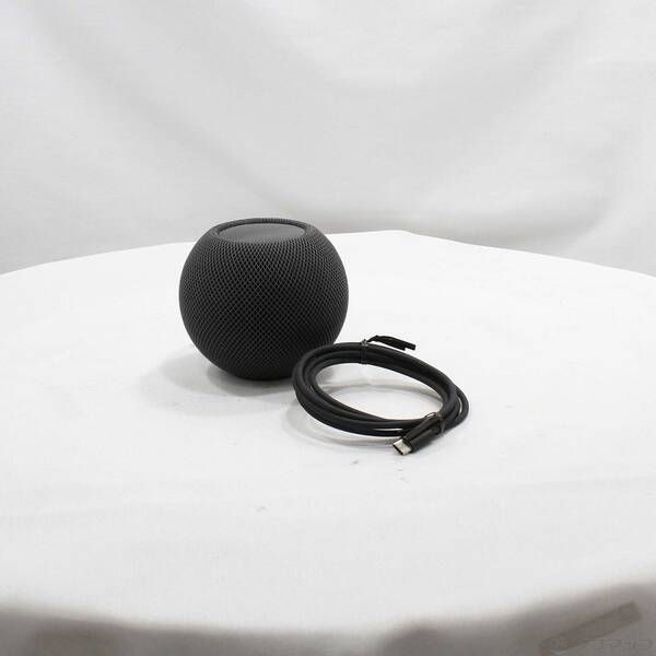 〔中古品〕 Pod mini スペースグレイ MY5G2J／A APPLE 〔中古〕HomePod mini MY5G2J/A スペースグレイ（中古保証1ヶ月