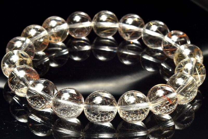 1点物】高透明◇繊細銀針 シルバールチルクォーツ 11-11.5mm