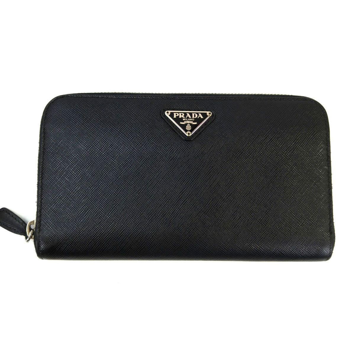 PRADA プラダ サフィアーノ トライアングル ジップアラウンド 長財布