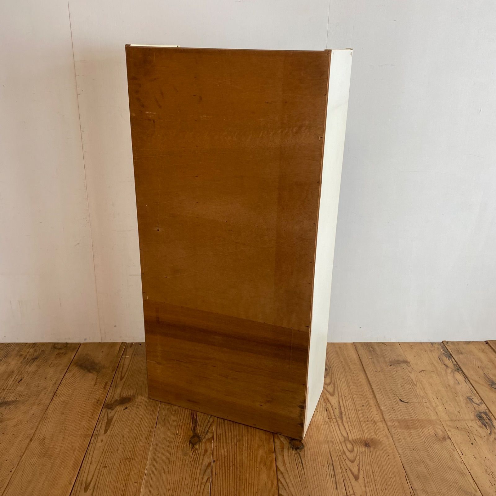 ヴィンテージ レトロポップ ガラス 花柄 キャビネット 棚 チェスト