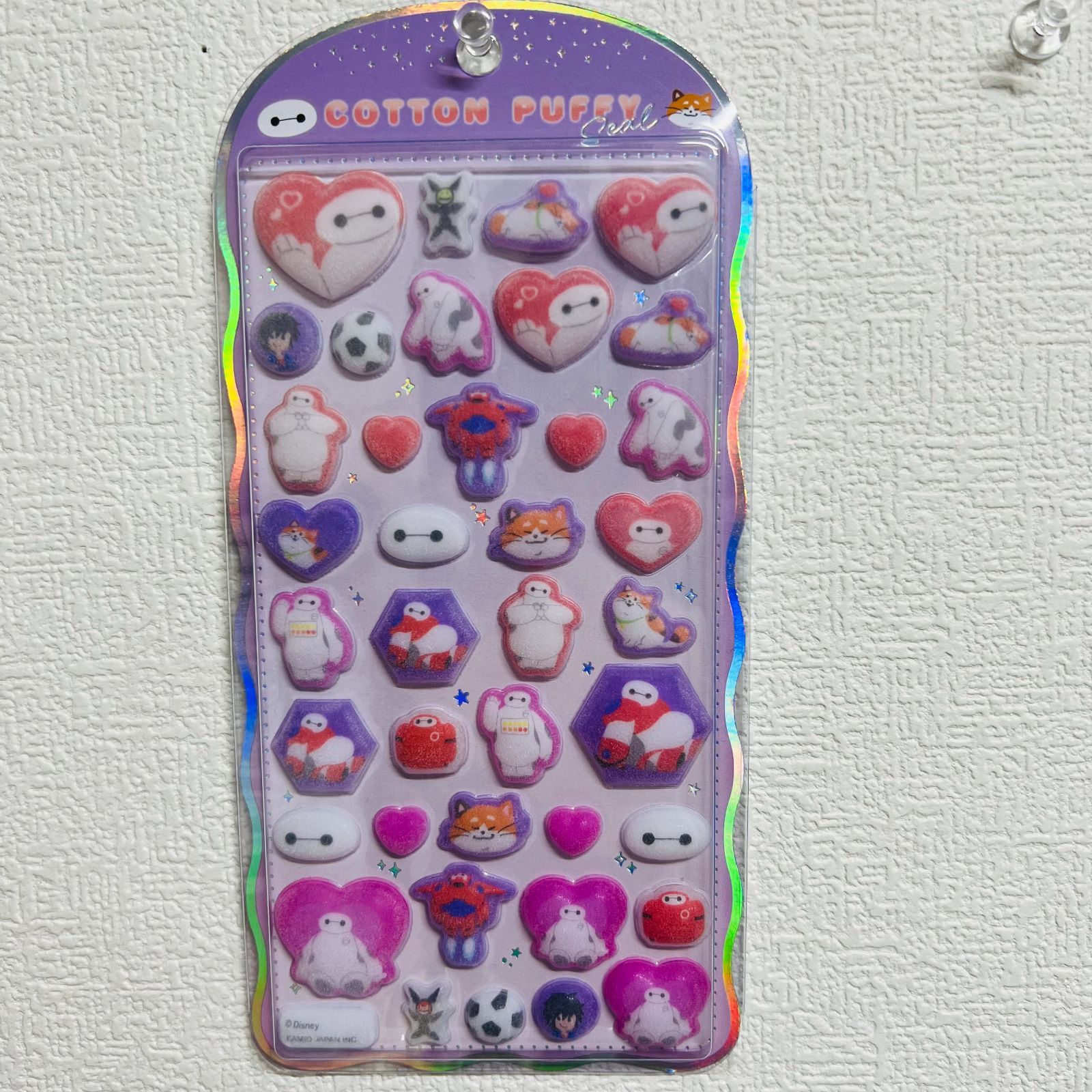 ベイマックス コットンパフィーシール ディズニー CR135218 正規品