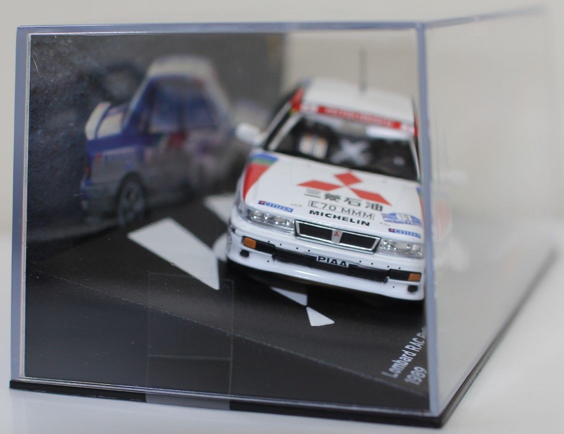 USED 未使用 1/43ラリーカーコレクション 三菱 ギャランVR-4 1989