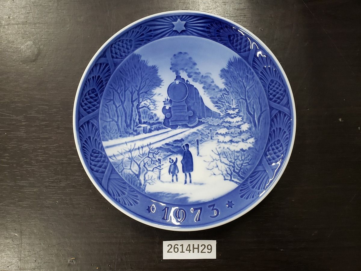 2614H29】1973 ロイヤルコペンハーゲン イヤープレート クリスマスの