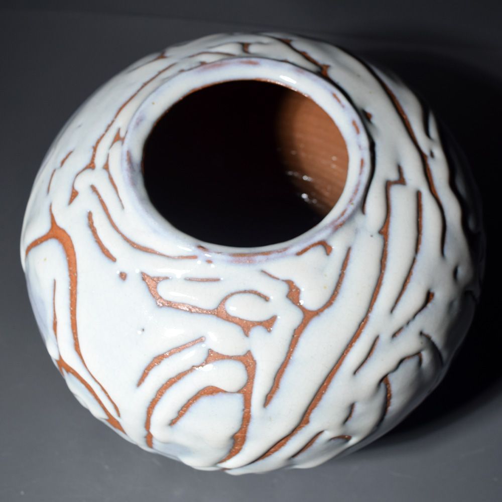 宮城県作家 鶯林窯 丹羽龍知 壺 花瓶 花生け 花入れ インテリア 茶道具