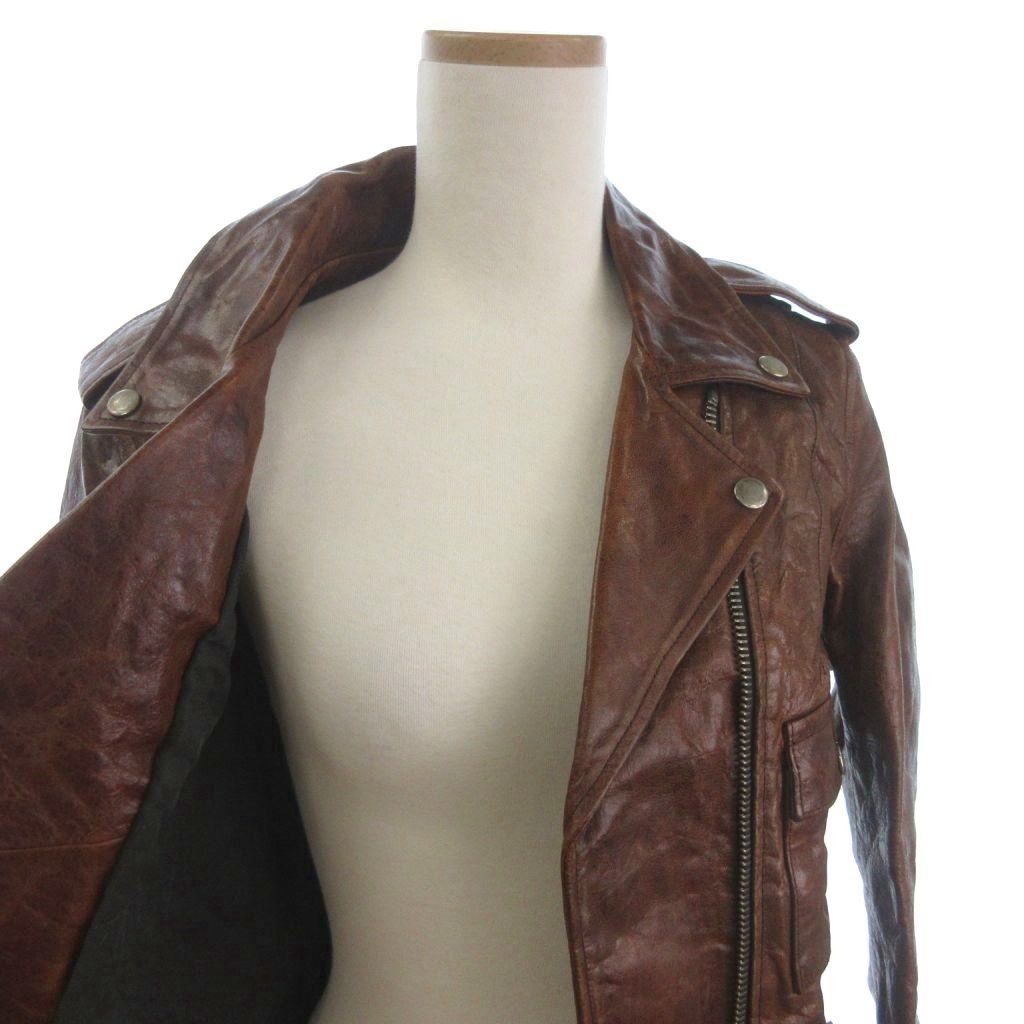 ゴールデングース GOLDEN GOOSE ライダース レザージャケット ダブル