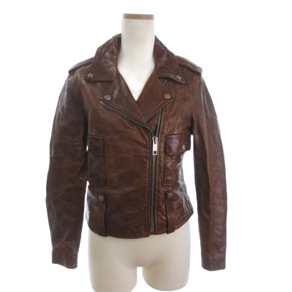 ゴールデングース GOLDEN GOOSE ライダース レザージャケット ダブル