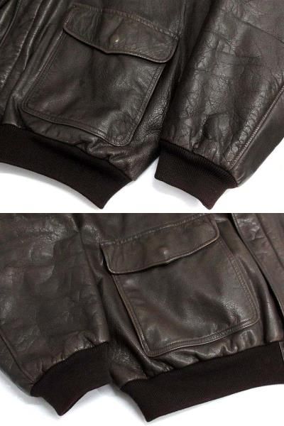 エルエルビーン L.L.BEAN 80s A-2 レザー フライトジャケット ブルゾン
