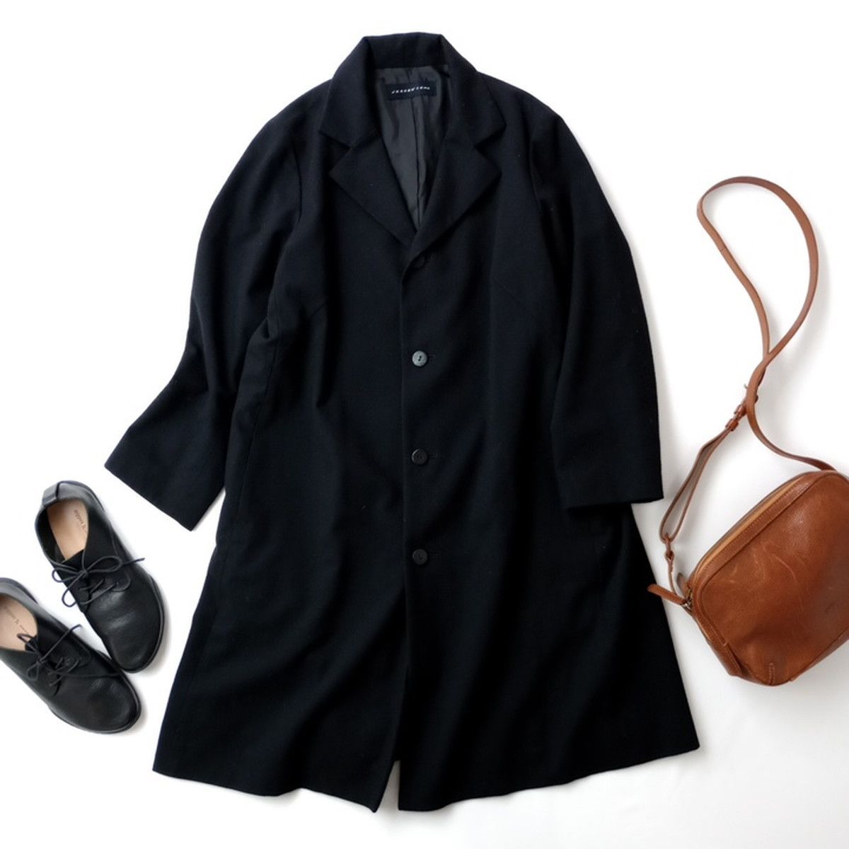 JURGEN LEHL ヨーガンレール ウール 毛 100％ ロングコート(72E＋9571