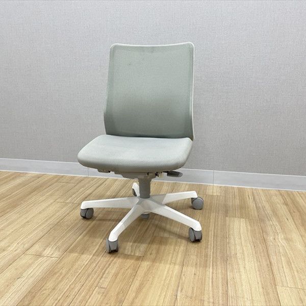 オカムラ フルーエントチェア ローバック 肘無 オフィスチェア グレー