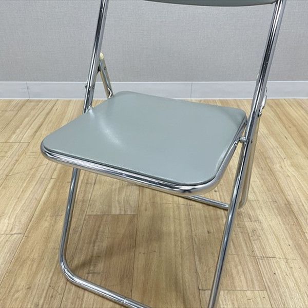 内田洋行 ウチダ パイプチェア 230 パイプ椅子 折り畳み椅子 グレー