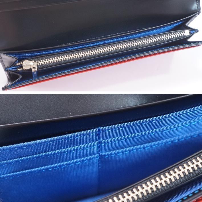 箱なし ランバンオンブルー LANVIN en Bleu 牛革 長財布 リスター