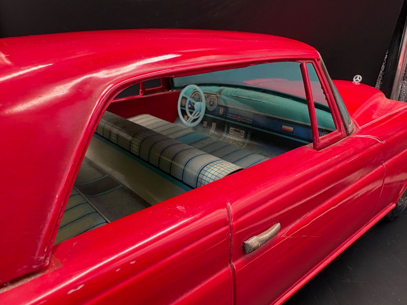 希少 イチコー製 ブリキ玩具 メルセデス・ベンツ 300SE 全長約60cm