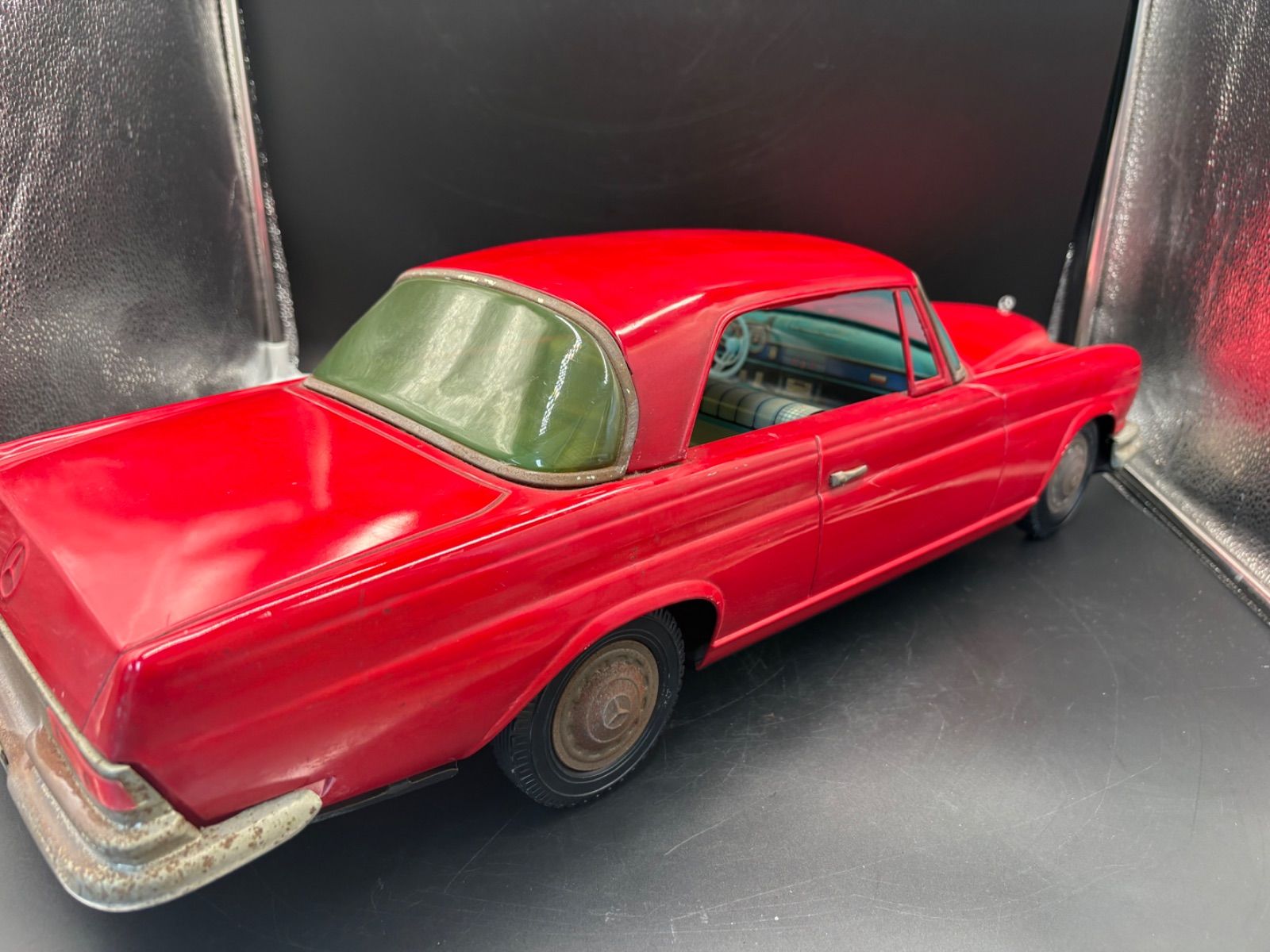 希少 イチコー製 ブリキ玩具 メルセデス・ベンツ 300SE 全長約60cm