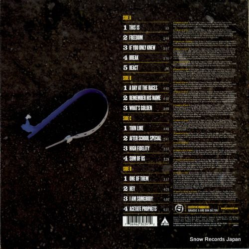 レコード】ジュラシック5 power in numbers instumentals UA3039-1