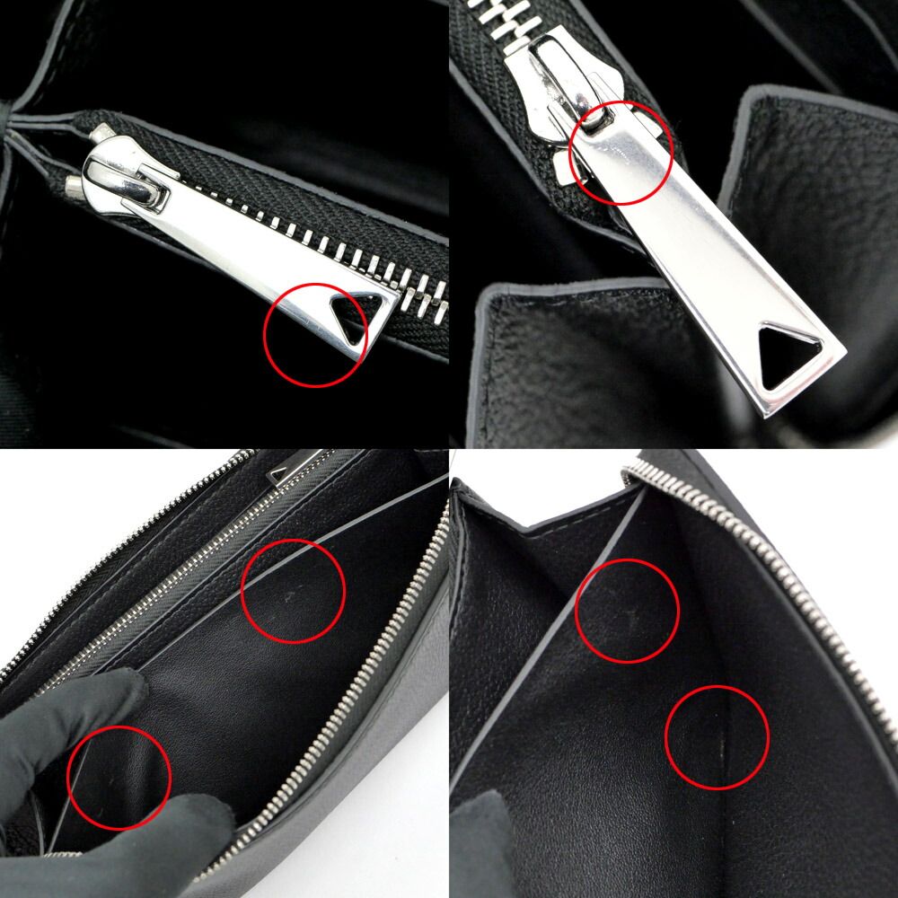 名東】ボッテガヴェネタ トレ ジップアラウンドウォレット