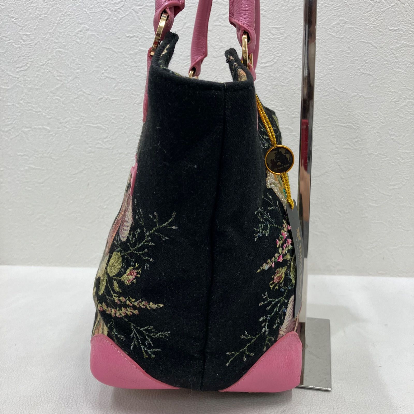 D9533 Think Bee! シンクビー トートバッグ ハンドバッグ 手提げ 花柄 