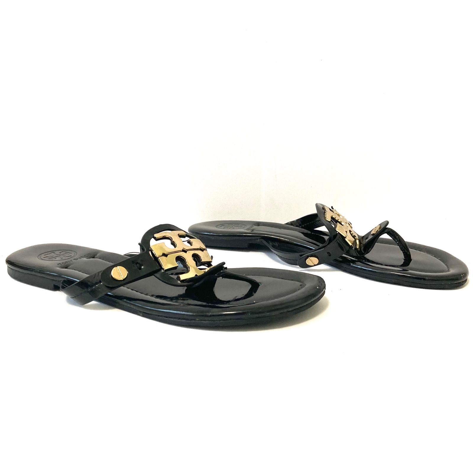 ビッグロゴで抜群の存在感！【TORY BURCH】トリーバーチ ミラー トング