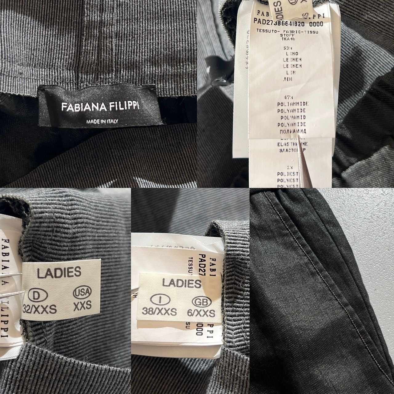 ファビアナ フィリッピ ネイビー モニーレ 最新タグ 激レア✨近年モデル✨現行タグ✨FABIANA FILIPPI ファビアナフィリッピ