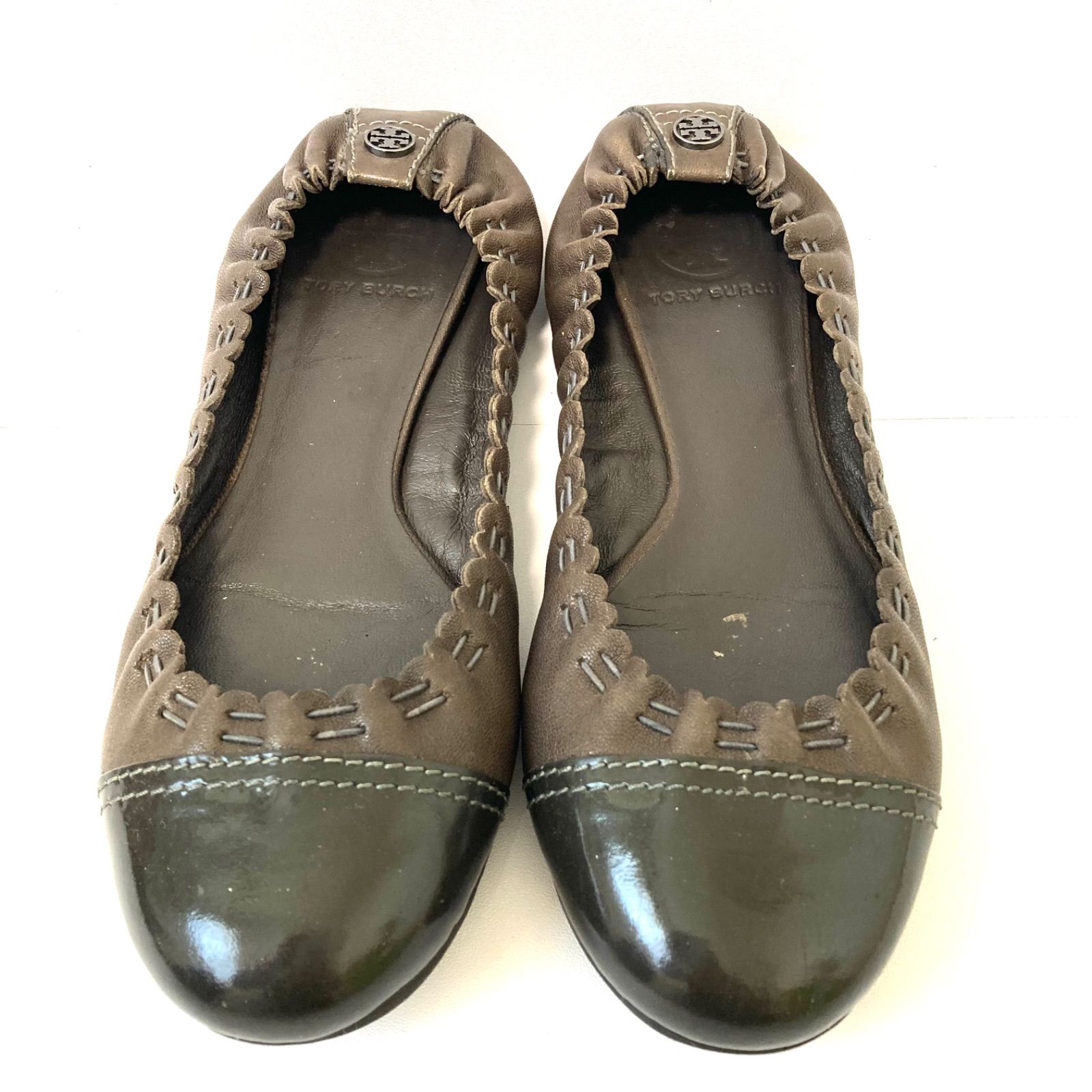 ぺたんこで歩きやすい！【TORY BURCH】トリーバーチ フラットシューズ