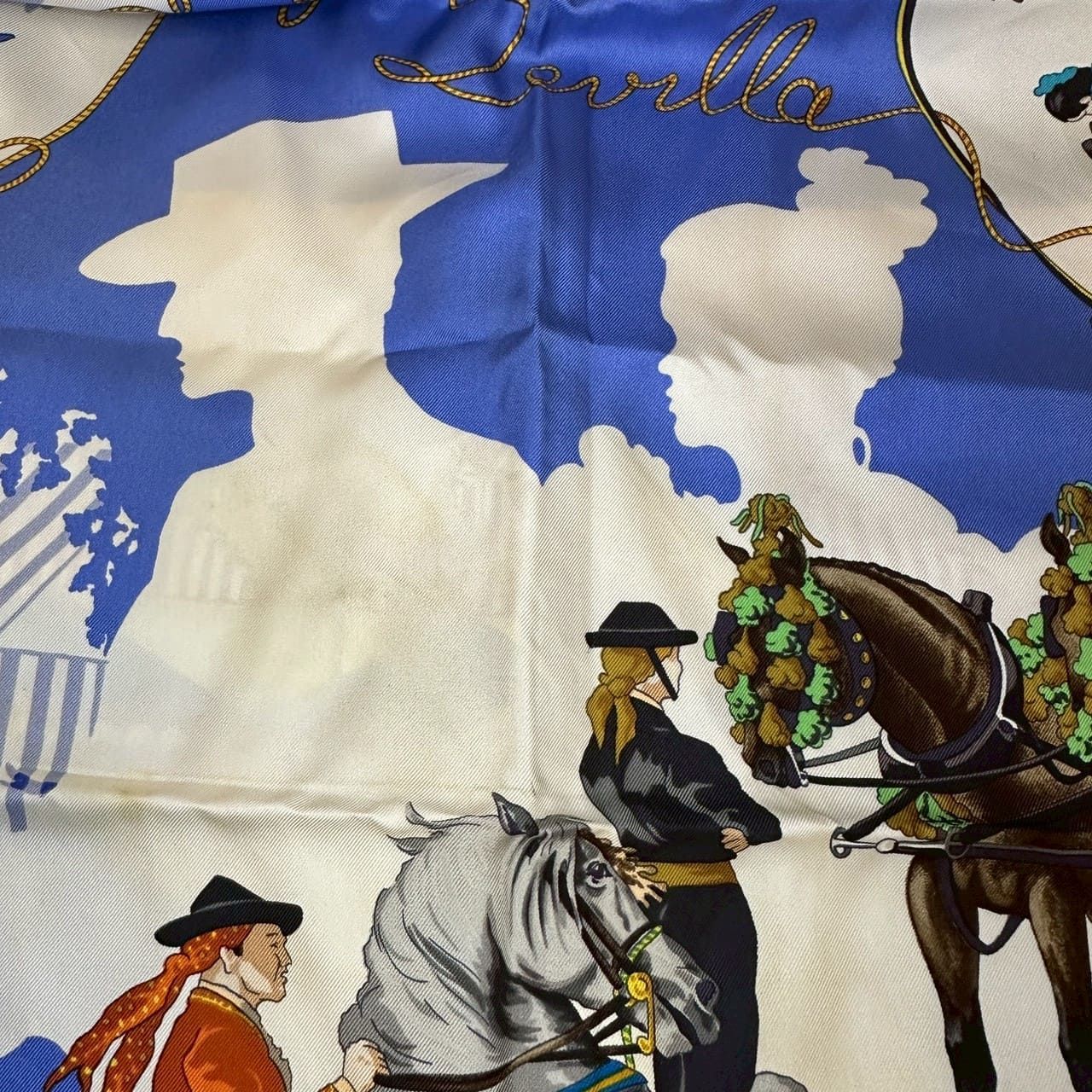 HERMES エルメス カレ 90 FERIA DE SEVILLA セビリアの休日 スカーフ