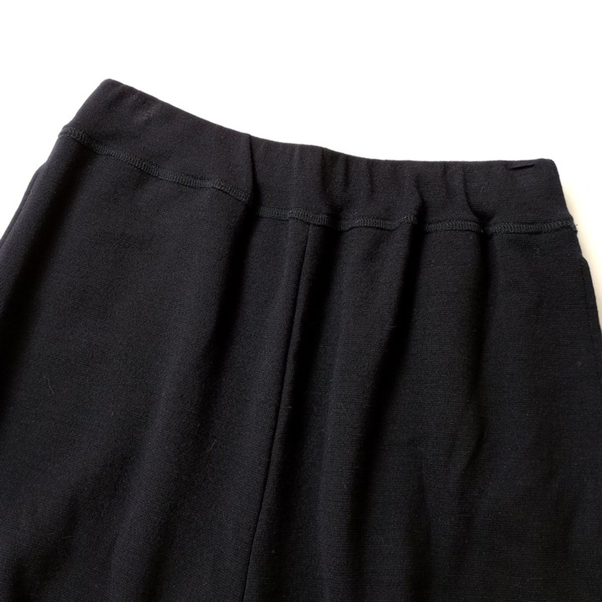 JURGEN LEHL ヨーガンレール ウール 毛 100％ ワイドパンツ ネイビー