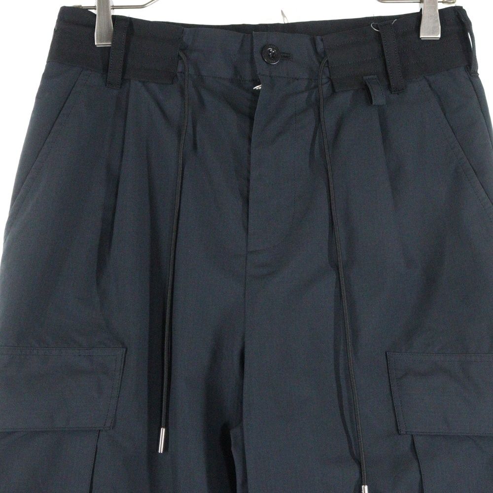 Sacai (サカイ) 22SS リップストップミックスナイロンパンツ 22-02743M