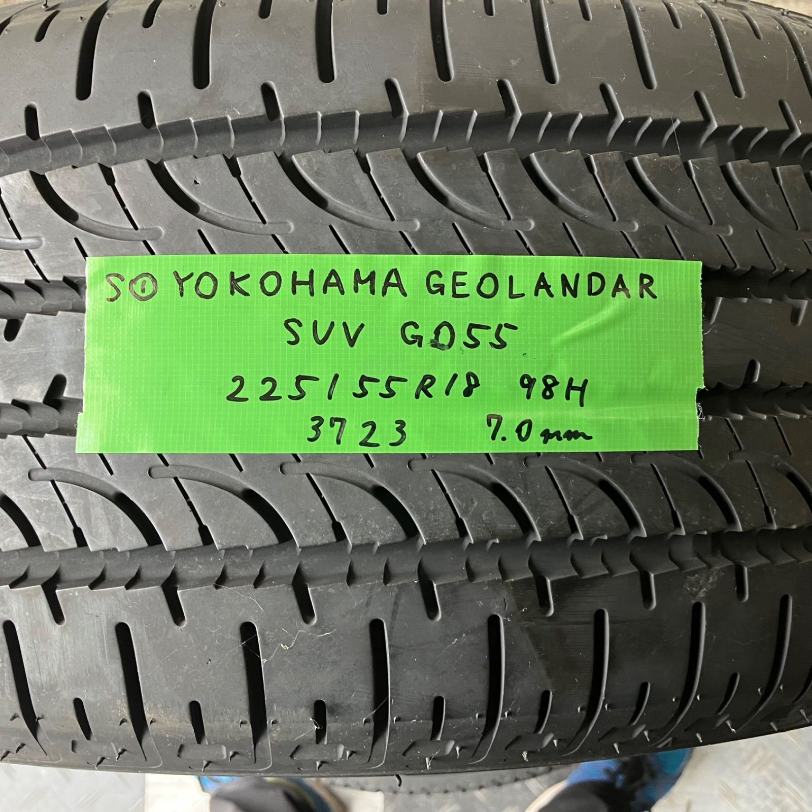 送料込み]225/55R18 98H 2023年製 YOKOHAMA GEOLANDAR SUV G055 