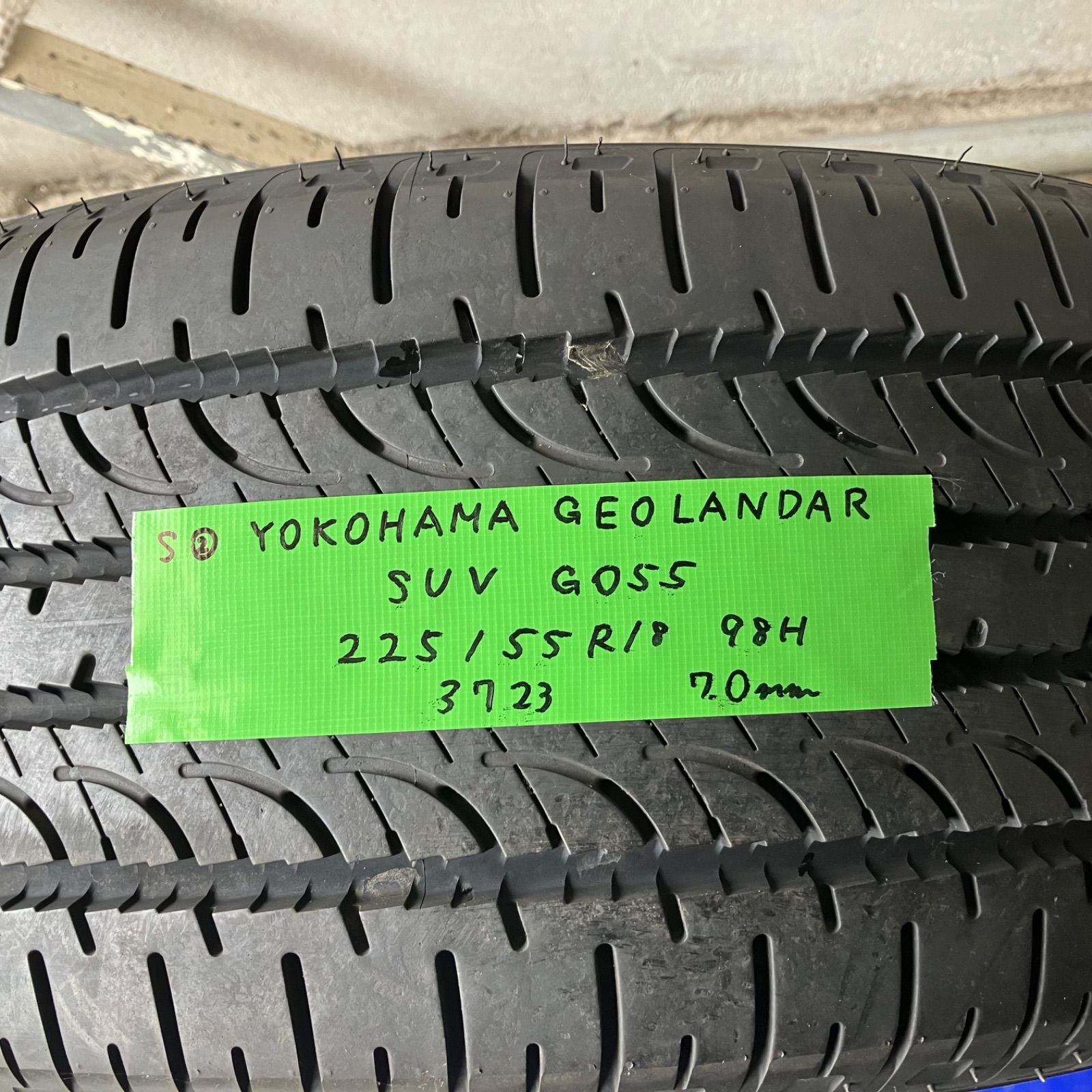 送料込み]225/55R18 98H 2023年製 YOKOHAMA GEOLANDAR SUV G055