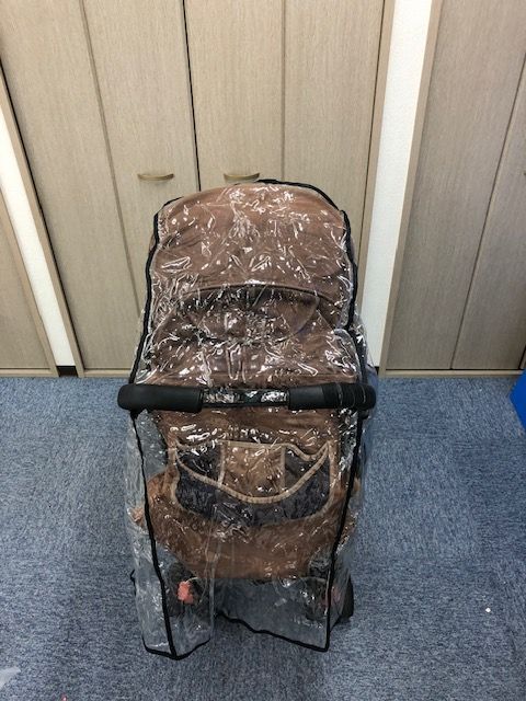 クリーニング済み説明書付 レインカバー付