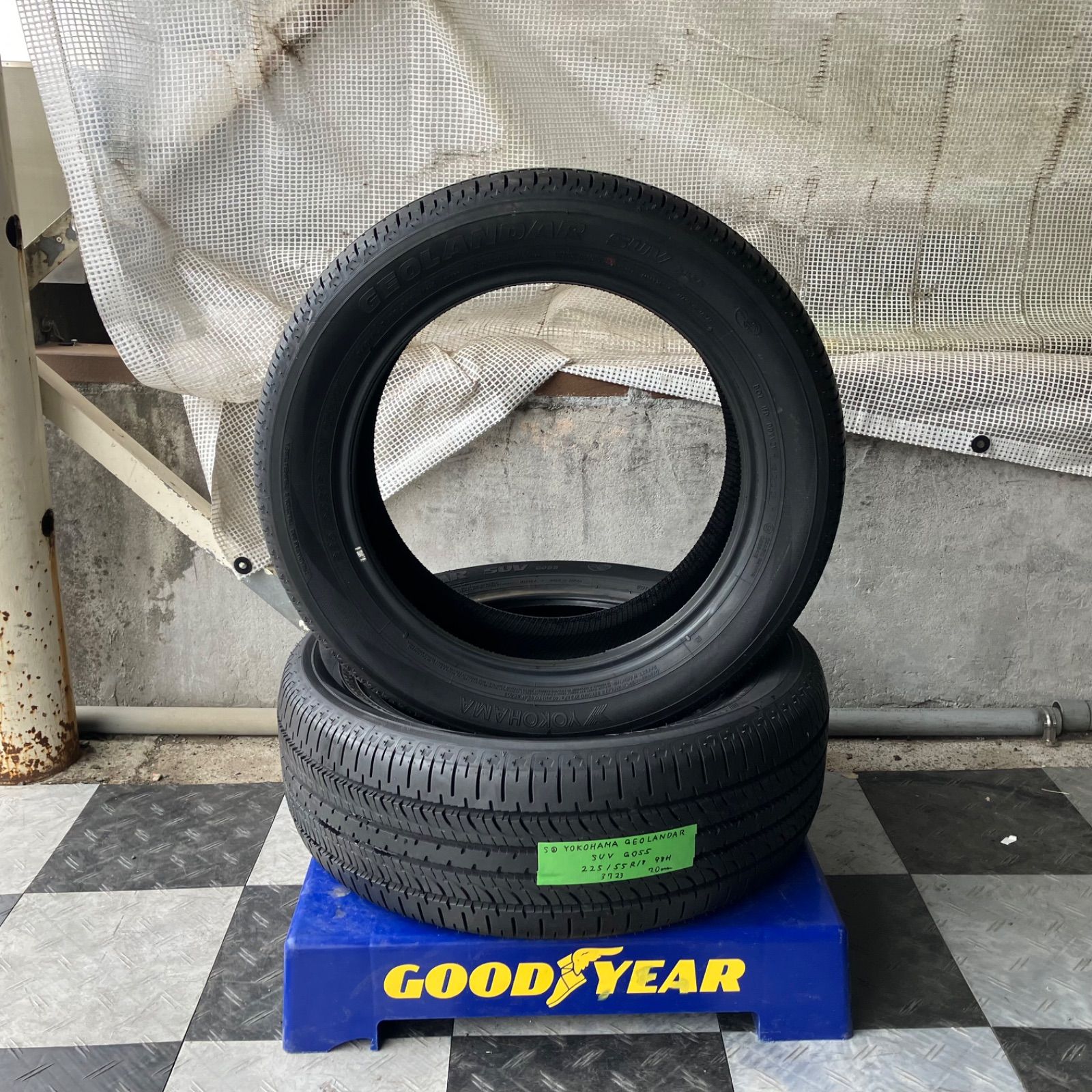送料込み]225/55R18 98H 2023年製 YOKOHAMA GEOLANDAR SUV G055 