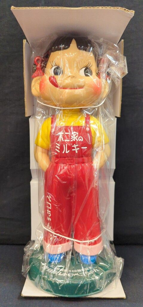 不二家 首振り人形 復刻レトロペコちゃん|首ふり人形|緑台座