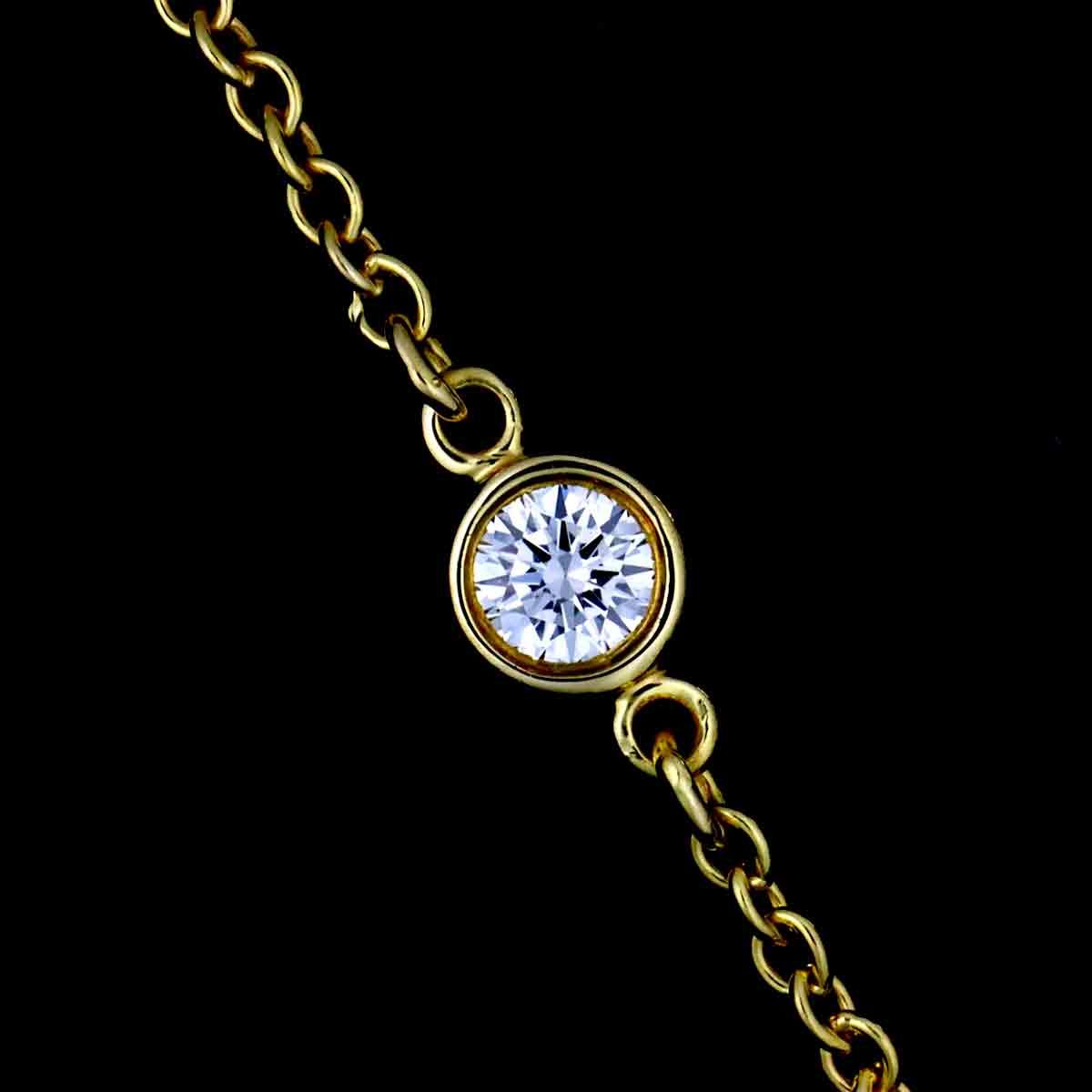 ティファニー TIFFANY&CO. バイザヤード ダイヤ 3P ブレスレット 17.5