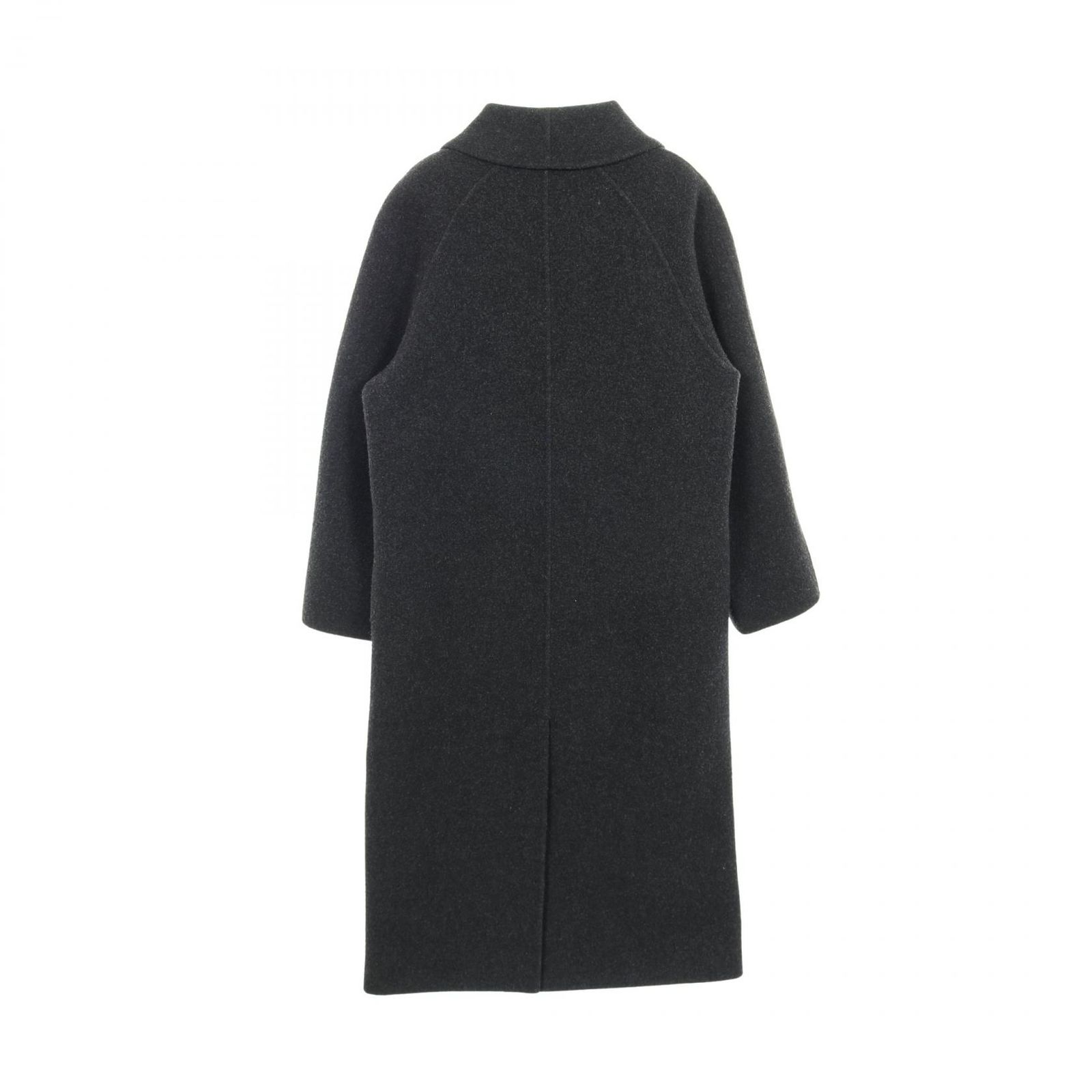 ザ ロウ THE ROW BK ウール カシミヤ ロングコート レディース Used A  