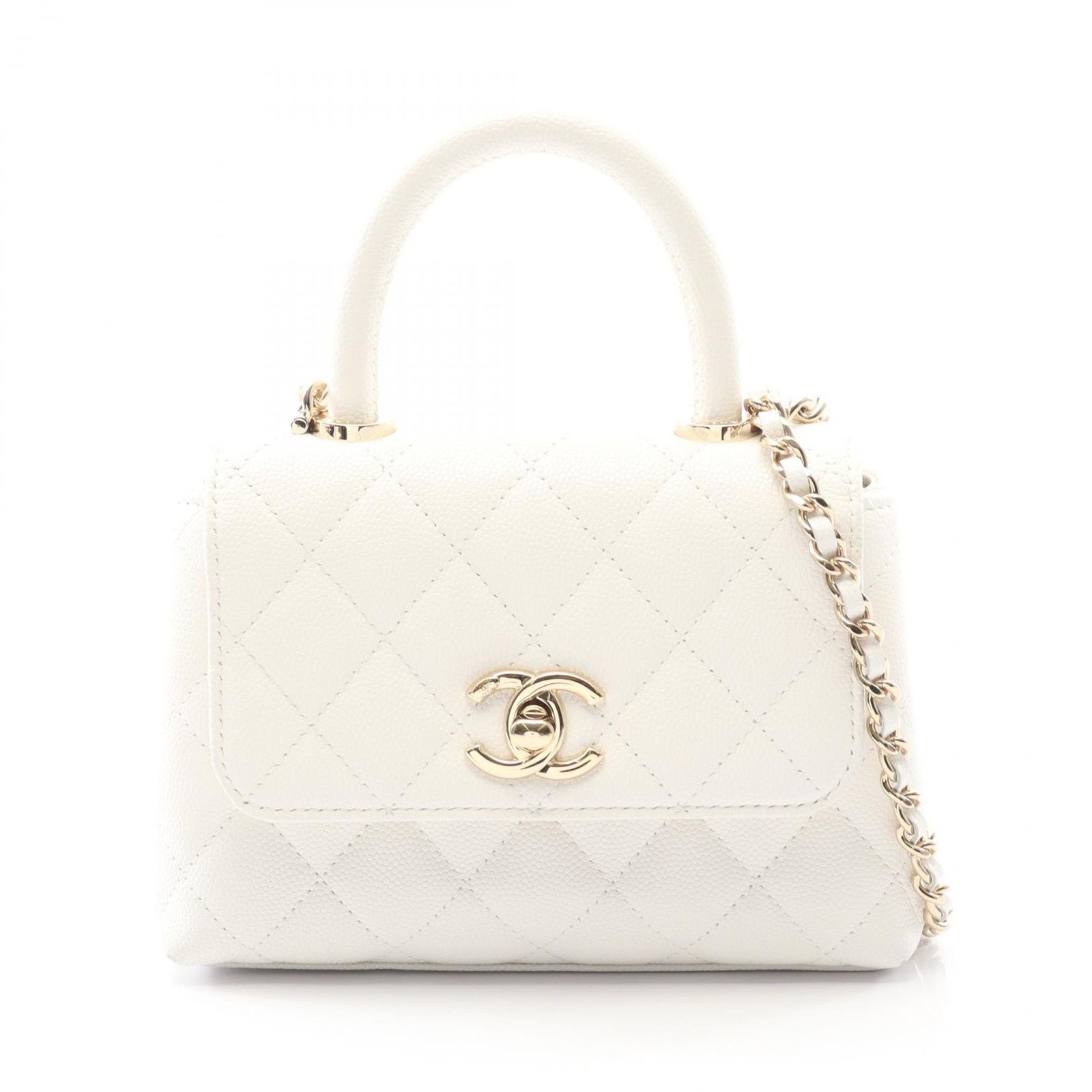 シャネル CHANEL ショルダーバッグ ココハンドル ミニマトラッセ