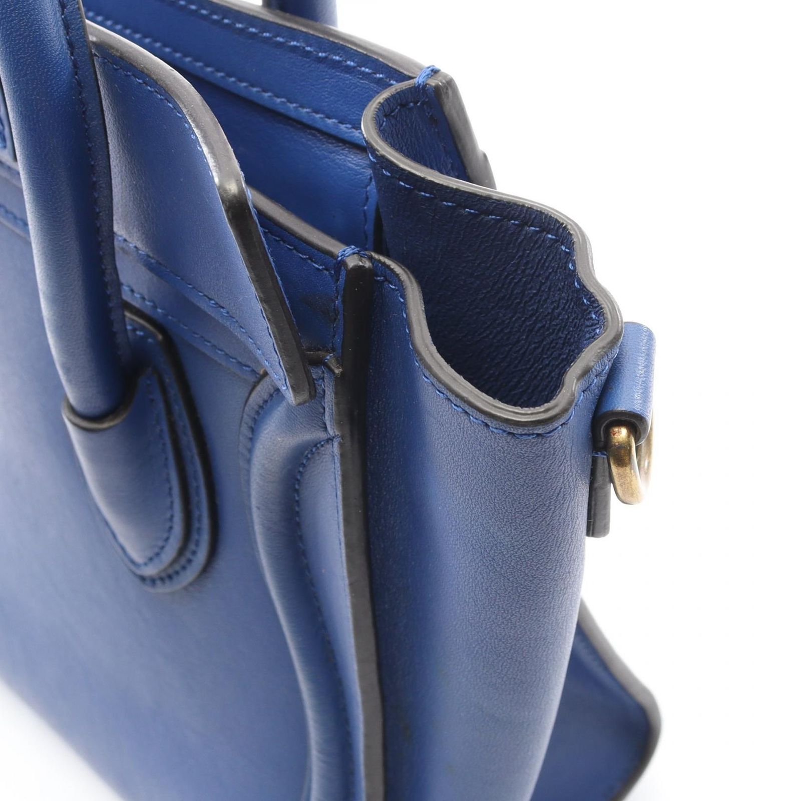 artk】CELINE セリーヌ ラゲージ ナノ ライトブルー CELINE（セリーヌ