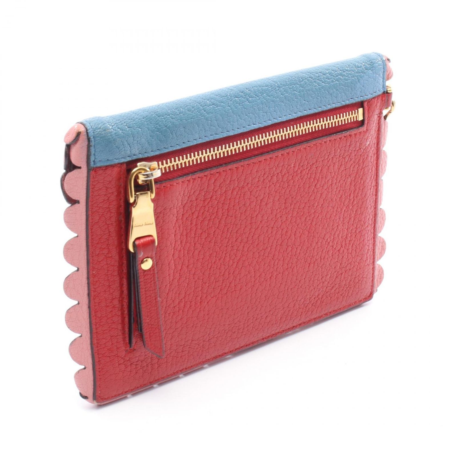 ミュウ ミュウ Miu Miu セカンドバッグ クラッチバッグ HEART MADRAS 