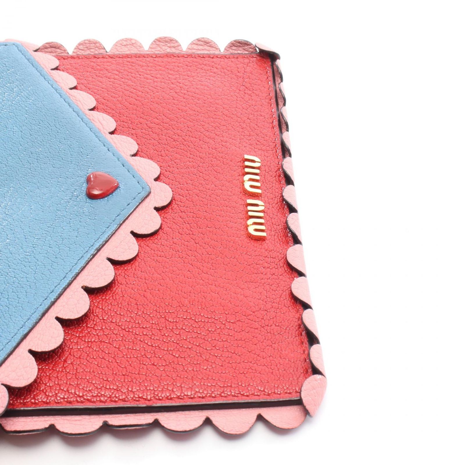 ミュウ ミュウ Miu Miu セカンドバッグ クラッチバッグ HEART MADRAS 